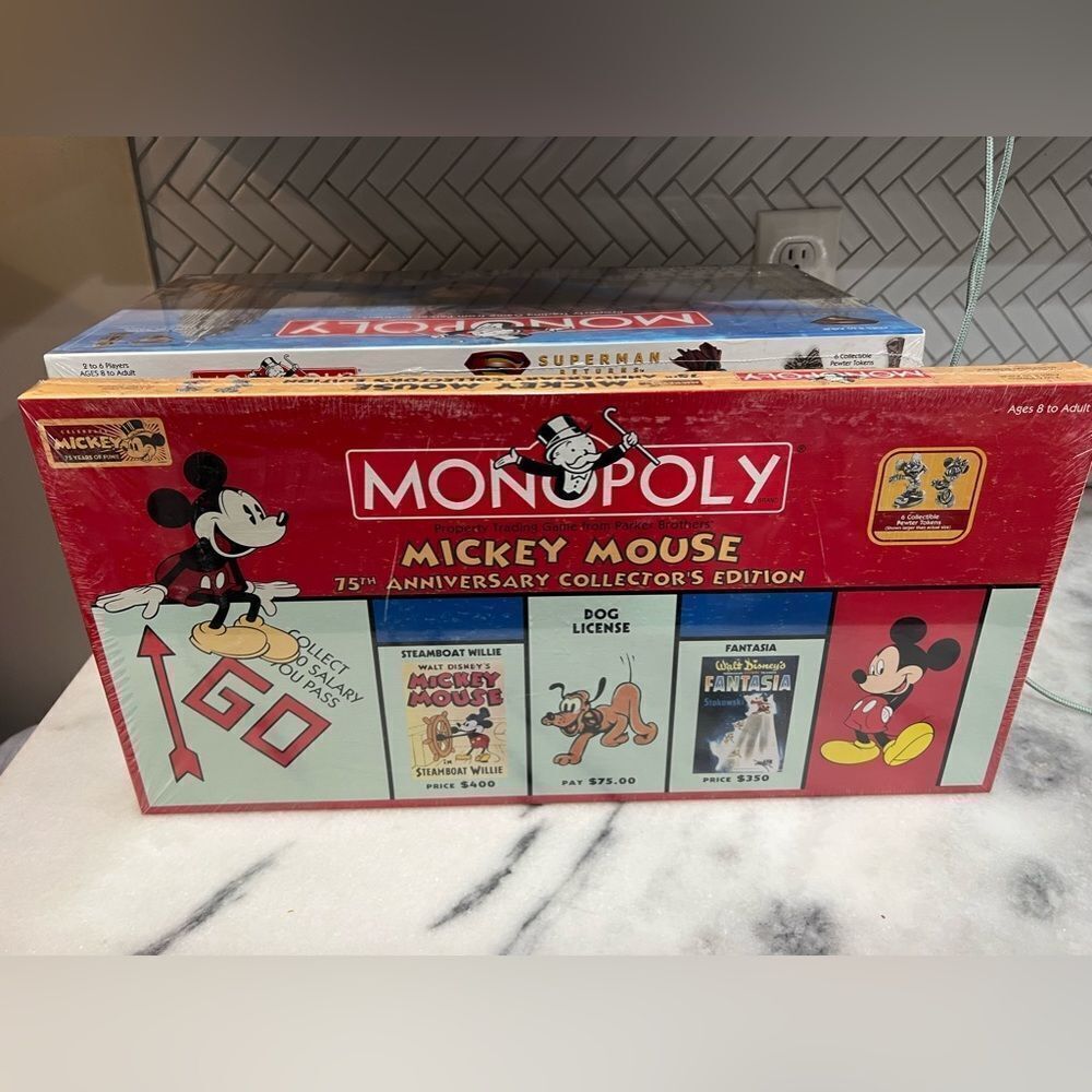 NIB 2004 SEALED MONOPOLY BOARD GAME MICKEY MOUSE 75TH ANNIVERSARY EDITION
